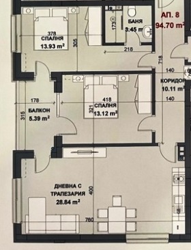 2 slaapkamers Ajazmoto, Stara Zagora 2