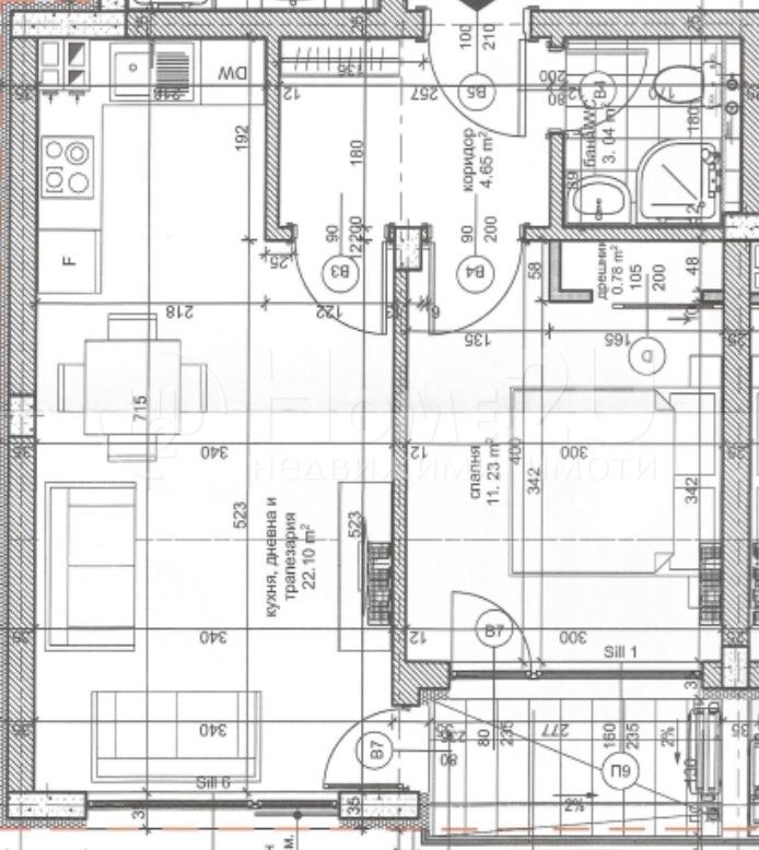 Na prodej  1 ložnice Varna , Levski 2 , 60 m2 | 49639968 - obraz [12]