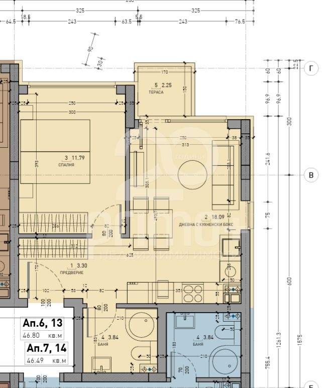 À venda  1 quarto Sofia , Malinova dolina , 58 m² | 47087072 - imagem [6]