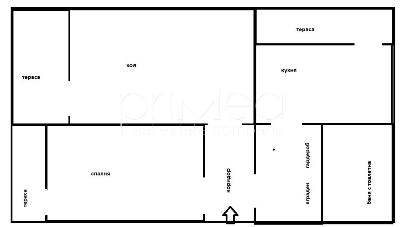 En venta  1 dormitorio Burgas , Meden rudnik - zona V , 75 metros cuadrados | 20320961