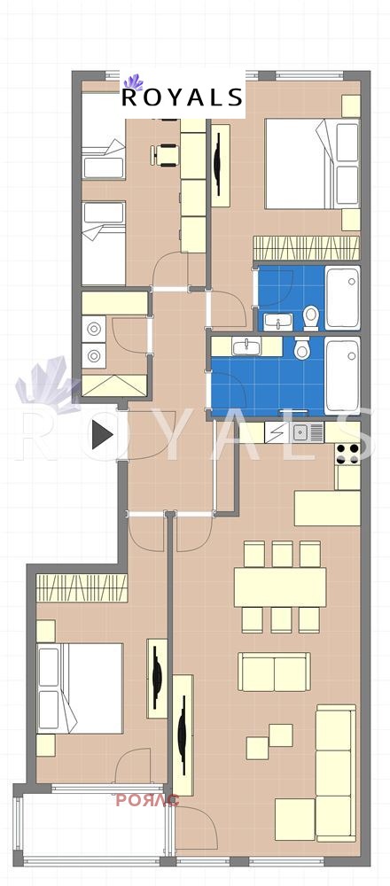 Продава 4-СТАЕН, гр. Варна, м-т Долна Трака, снимка 2 - Aпартаменти - 48990005