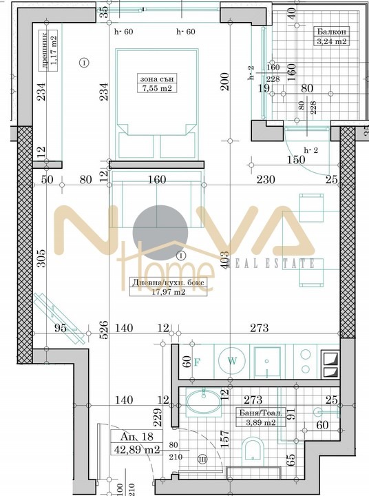 Продава 1-СТАЕН, гр. Варна, Кайсиева градина, снимка 2 - Апартаменти - 53122639