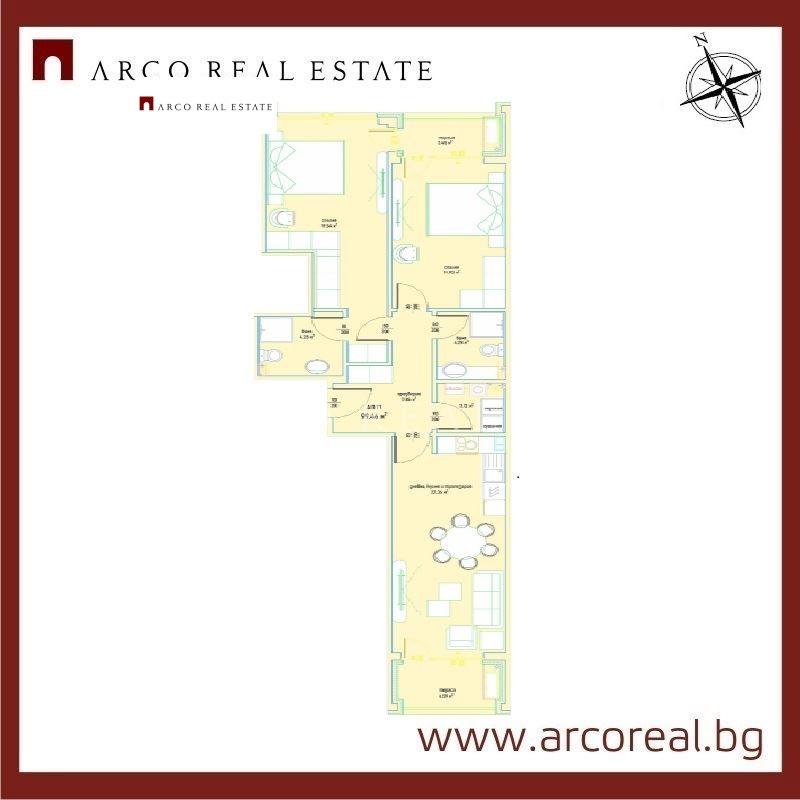 Продава 3-СТАЕН, гр. София, Малинова долина, снимка 3 - Апартаменти - 53004787