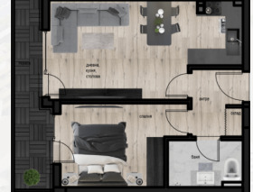 1 camera da letto Kiuchuk Parig, Plovdiv