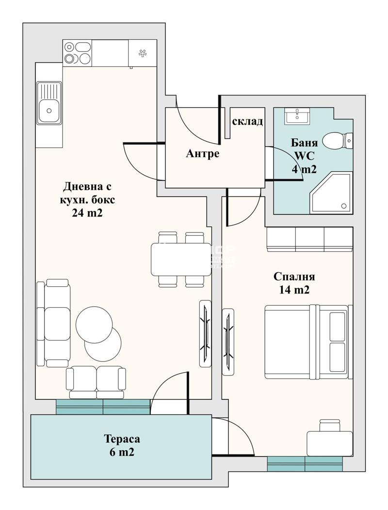 Продава 2-СТАЕН, гр. Пловдив, Въстанически, снимка 2 - Aпартаменти - 47414525