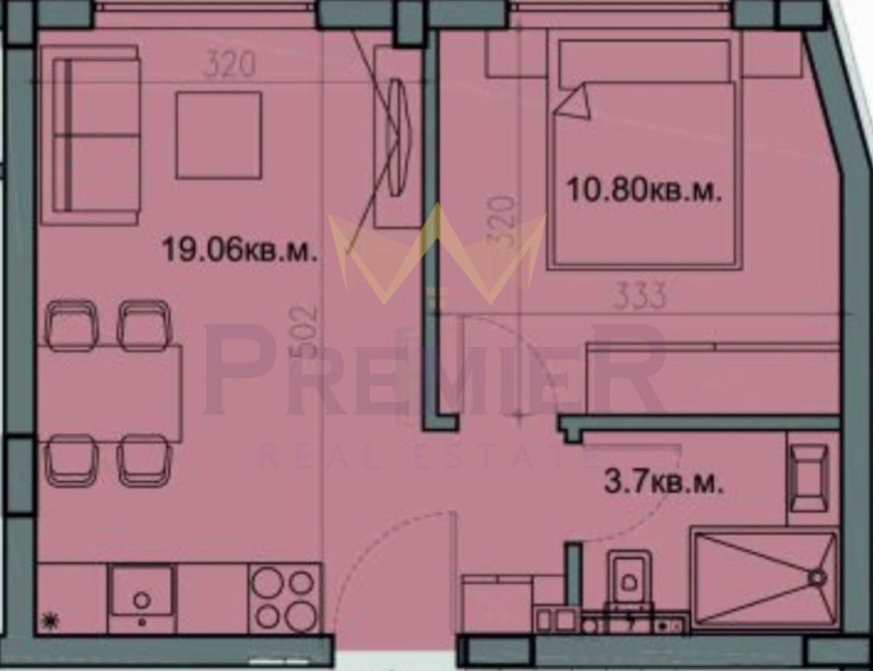 Продава  2-стаен град Варна , Бриз , 44 кв.м | 95811699 - изображение [6]