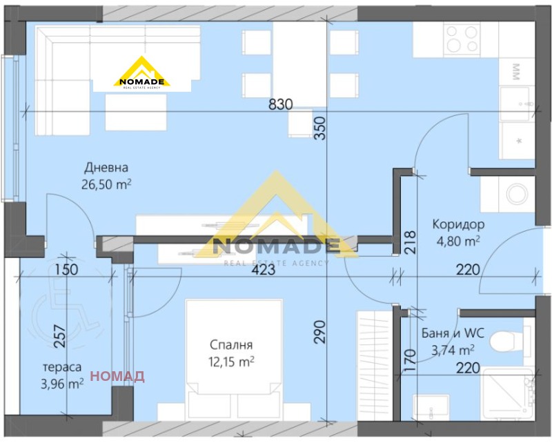 Продава 2-СТАЕН, гр. Пловдив, Кършияка, снимка 3 - Апартаменти - 51193058