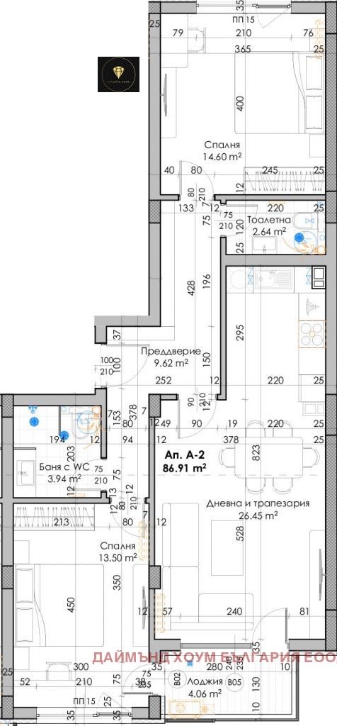 Na sprzedaż  2 sypialnie Plowdiw , Jużen , 103 mkw | 21113305 - obraz [2]