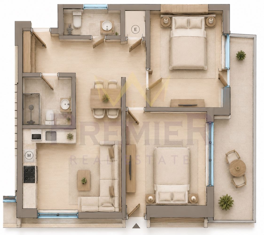 Продава 3-СТАЕН, гр. Варна, Виница, снимка 8 - Апартаменти - 55045015