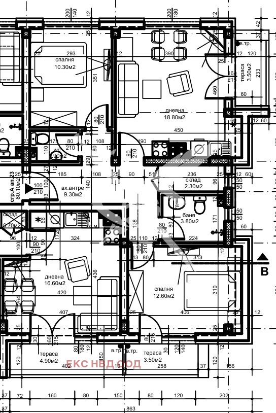 Продава 3-СТАЕН, гр. Пловдив, Христо Смирненски, снимка 1 - Aпартаменти - 49395592