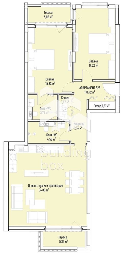 Продава 3-СТАЕН, гр. София, Младост 4, снимка 4 - Апартаменти - 53887839