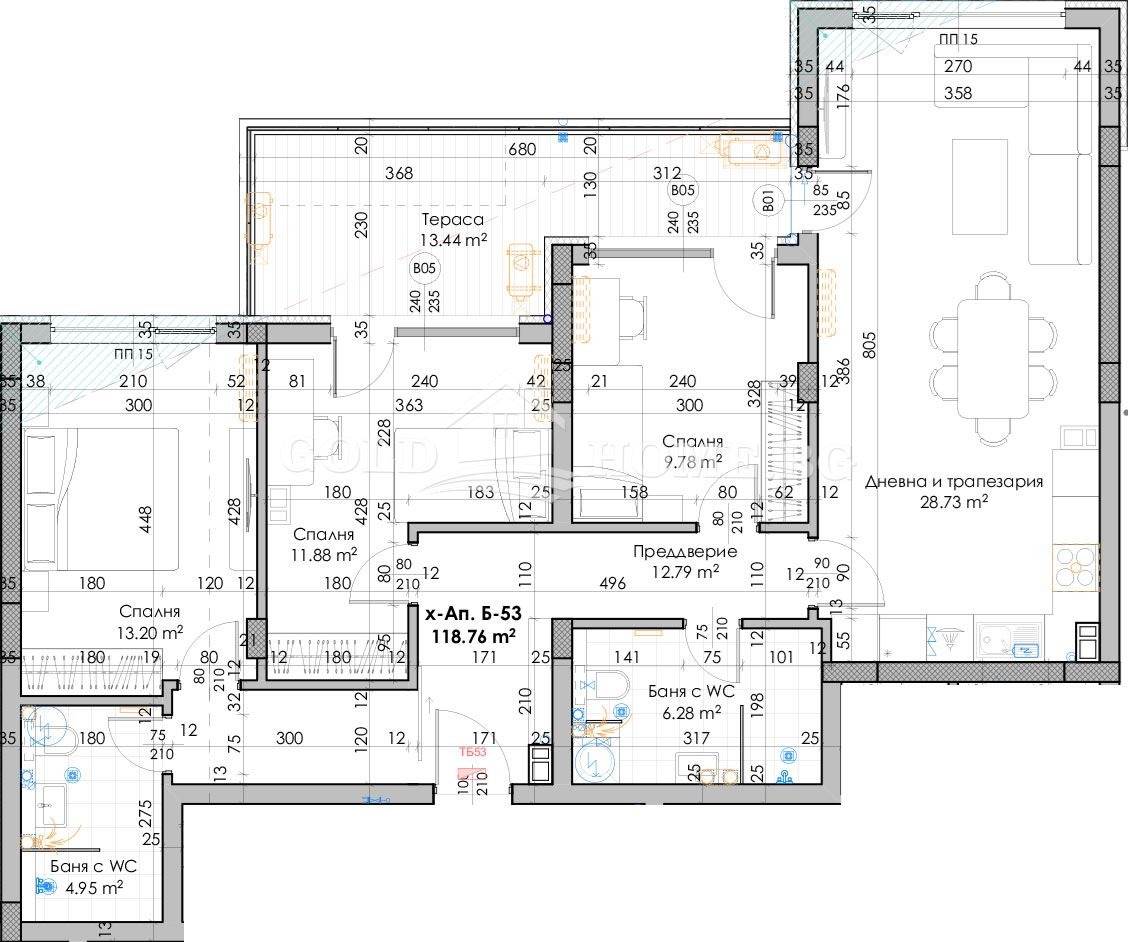 Продава 4-СТАЕН, гр. Пловдив, Южен, снимка 3 - Апартаменти - 54499250