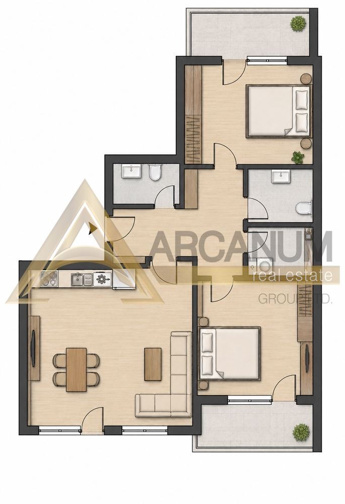 Продава 3-СТАЕН, гр. Варна, Христо Ботев, снимка 2 - Апартаменти - 54942069