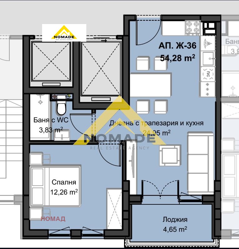 Продава 2-СТАЕН, гр. Пловдив, Христо Смирненски, снимка 2 - Апартаменти - 53028846