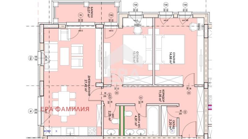 Продава 3-СТАЕН, гр. София, Малинова долина, снимка 1 - Aпартаменти - 49542967