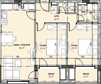 Продава 3-СТАЕН, гр. София, Малинова долина