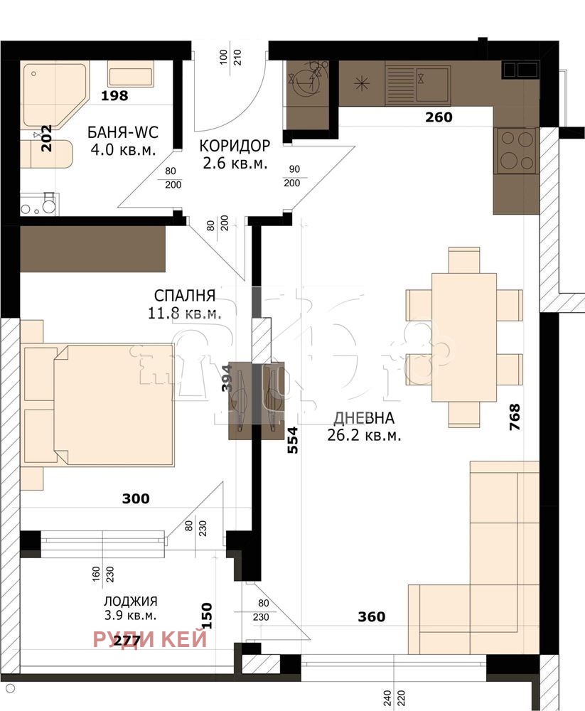 Продава 2-СТАЕН, гр. Варна, Кайсиева градина, снимка 2 - Апартаменти - 49193028