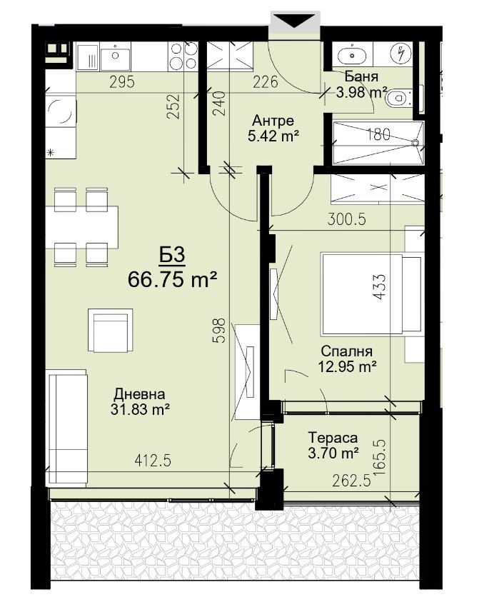 Продава 2-СТАЕН, гр. Варна, Бриз, снимка 2 - Aпартаменти - 47603566