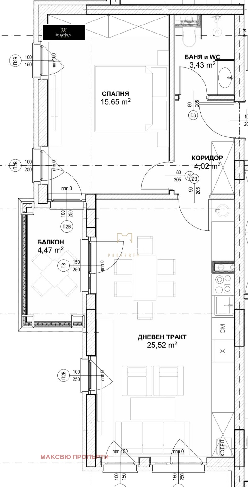 Продава 2-СТАЕН, гр. София, Малинова долина, снимка 12 - Апартаменти - 52824437