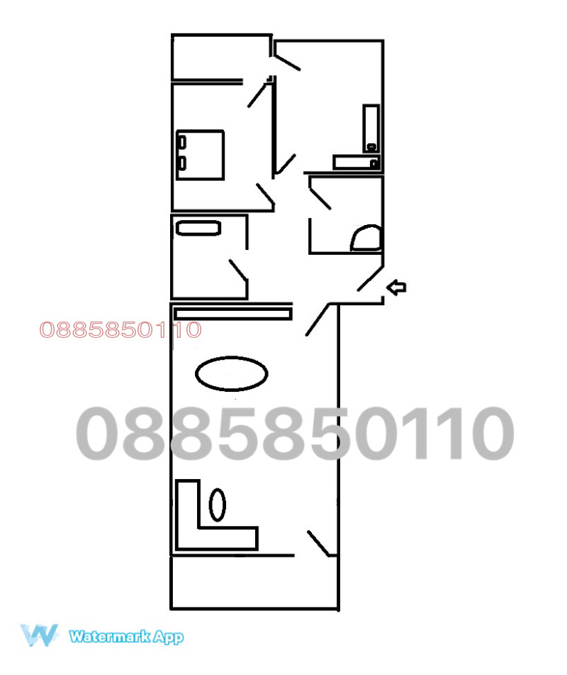 Till salu  2 sovrum Sofia , Studentski grad , 109 kvm | 22635927 - bild [14]