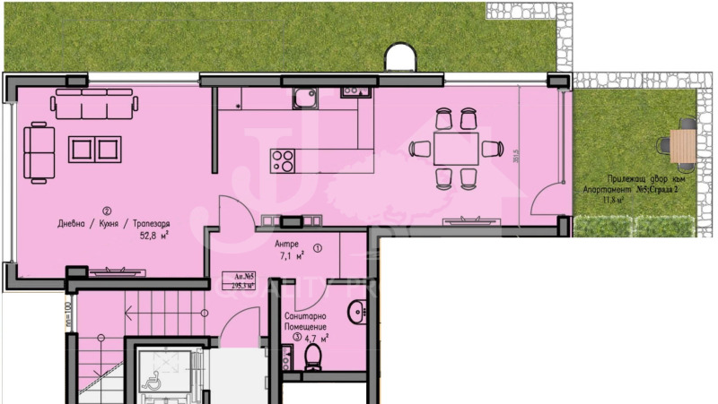 Продава МЕЗОНЕТ, гр. София, Бояна, снимка 13 - Апартаменти - 52462879