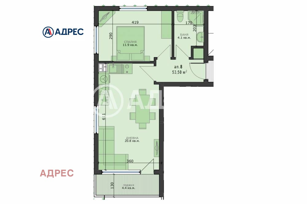 Продава 2-СТАЕН, гр. Варна, Възраждане 4, снимка 2 - Апартаменти - 53683071