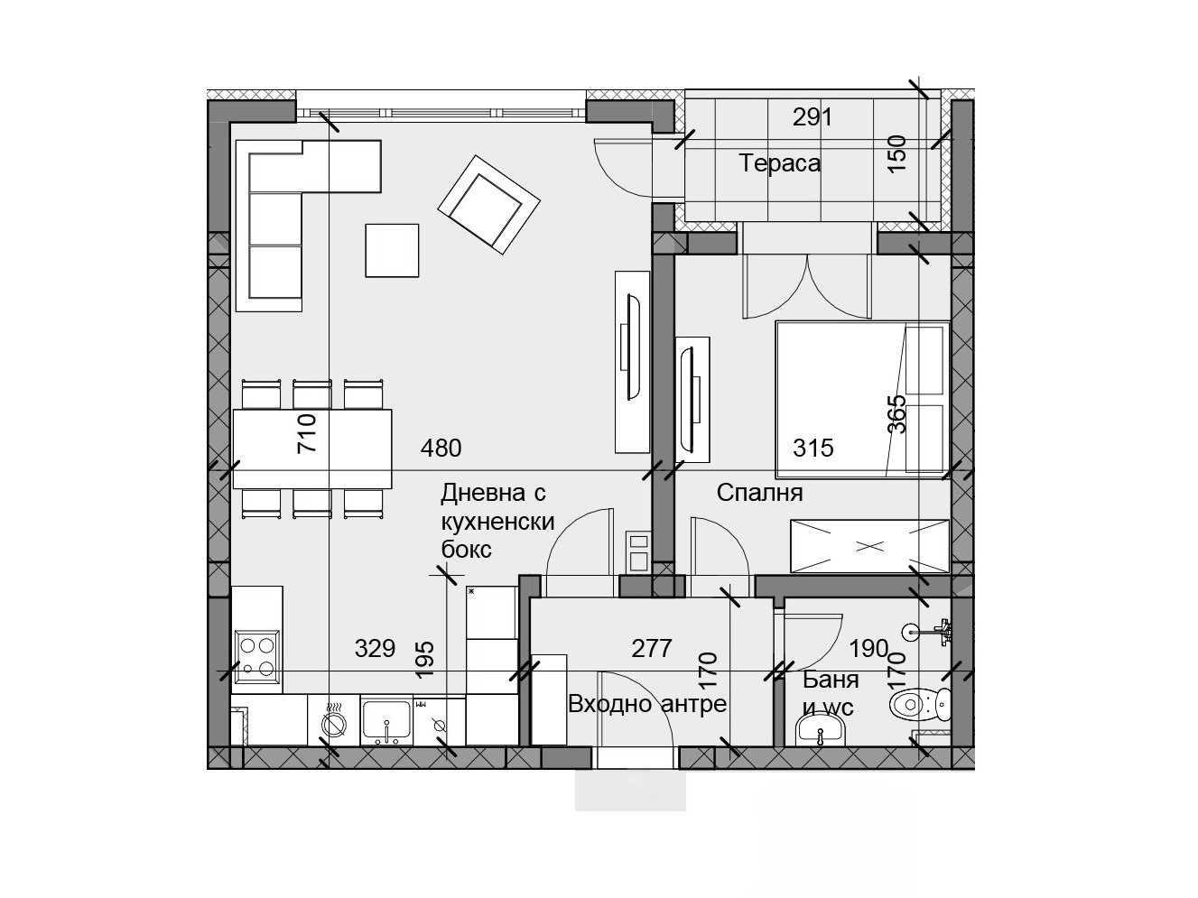 Продава 2-СТАЕН, гр. Пловдив, Остромила, снимка 5 - Апартаменти - 53933347