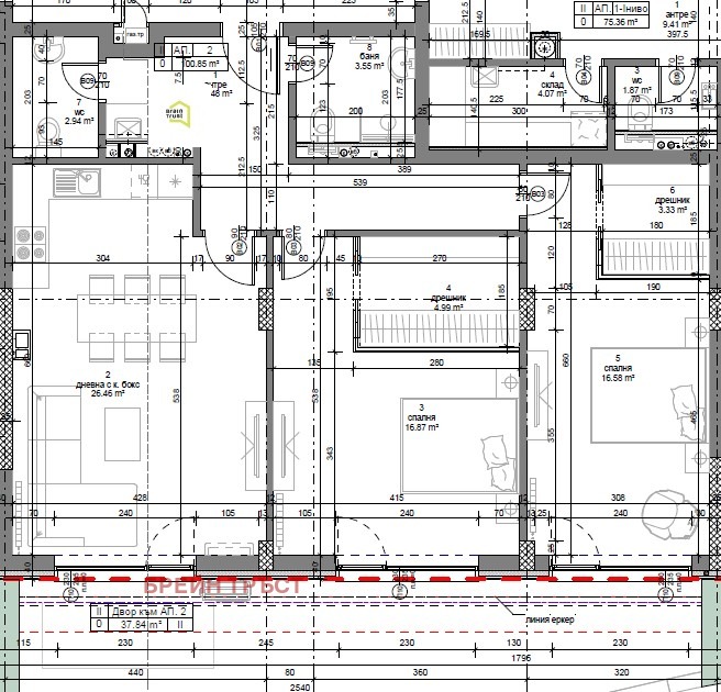 À venda  2 quartos Sofia , Krastova vada , 117 m² | 58391981 - imagem [2]