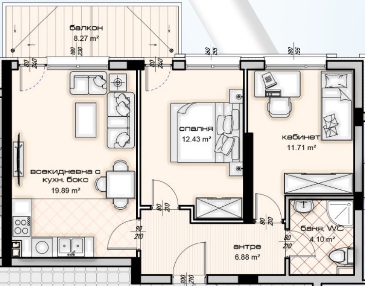 Продава  3-стаен град Варна , Кайсиева градина , 92 кв.м | 96840818 - изображение [4]