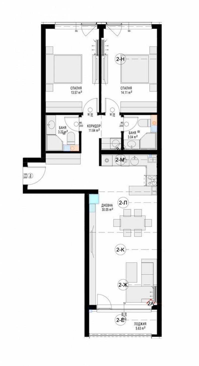 À venda  2 quartos Sofia , Pavlovo , 112 m² | 35964677 - imagem [16]