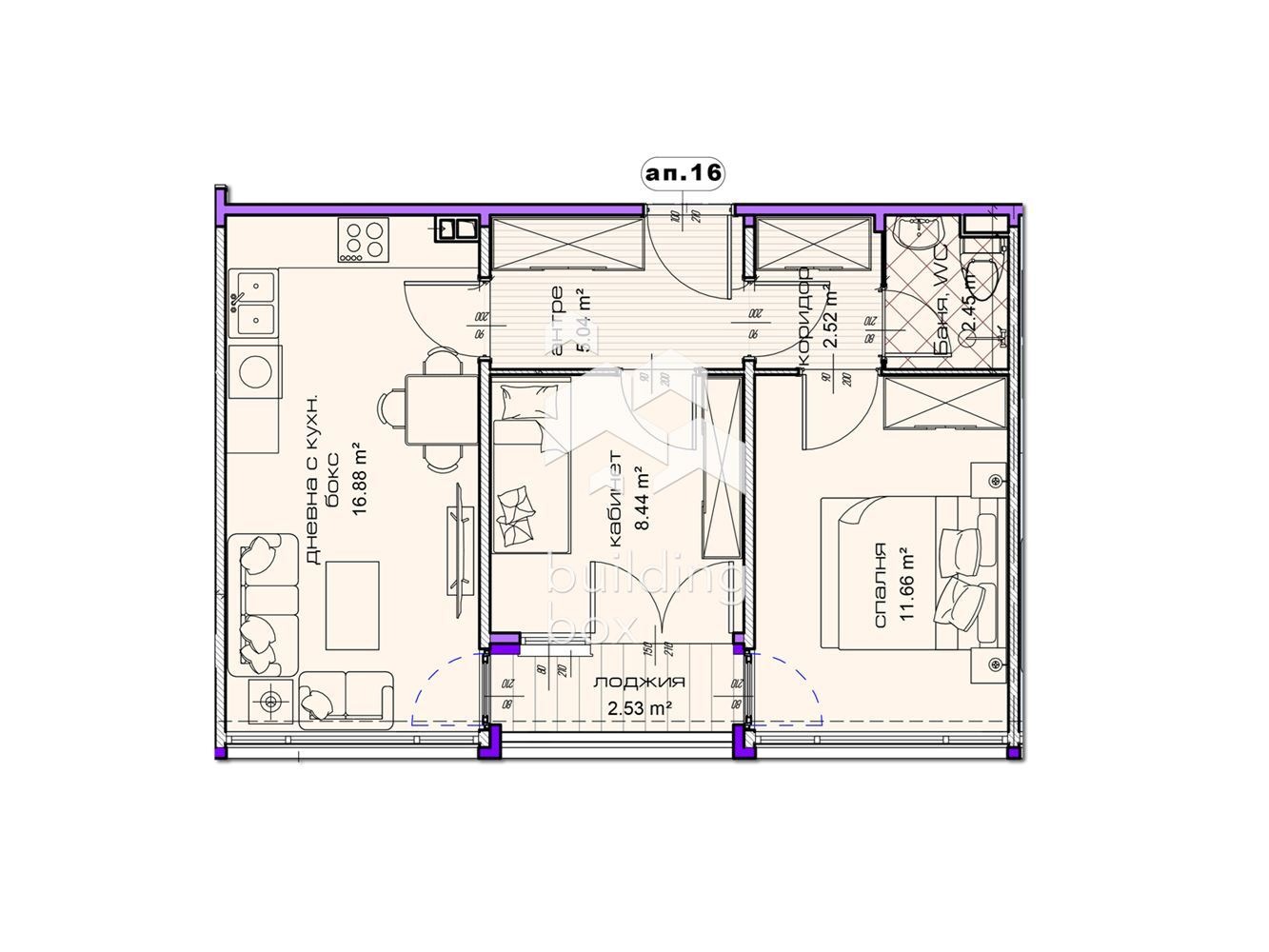 Продава 3-СТАЕН, гр. Шумен, Добруджански, снимка 2 - Апартаменти - 55997705
