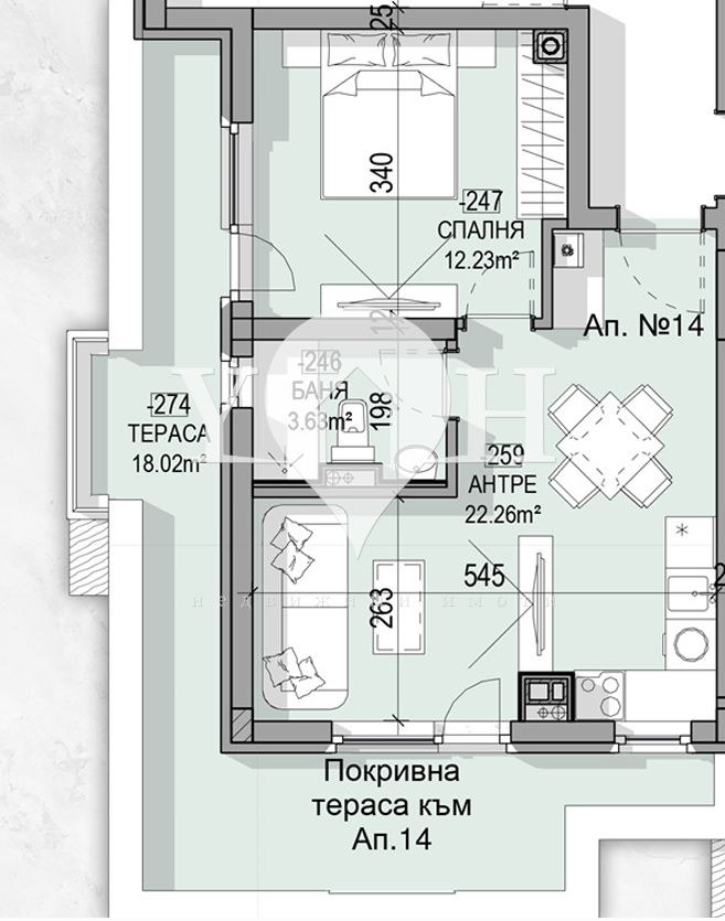 Продава 2-СТАЕН, гр. София, Малинова долина