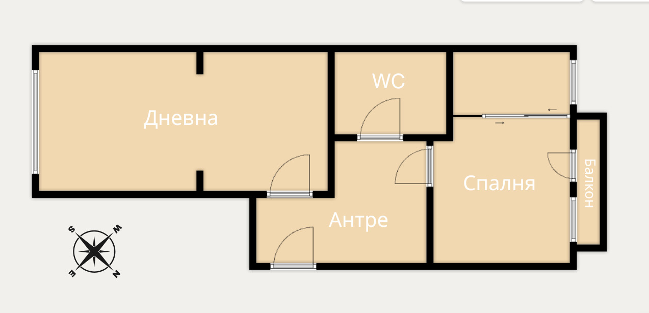 Продава 2-СТАЕН, гр. София, Център, снимка 2 - Апартаменти - 54922400