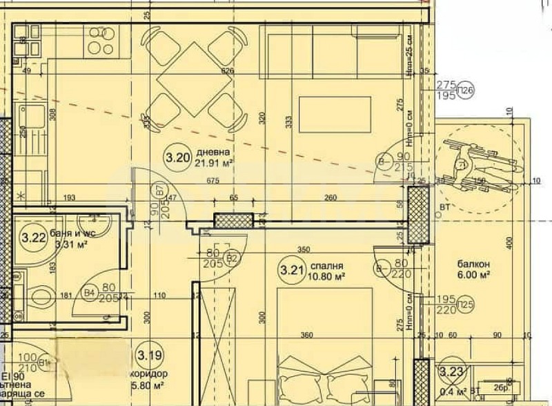De vânzare  1 dormitor Varna , Vâzrajdane 4 , 72 mp | 72944678 - imagine [5]