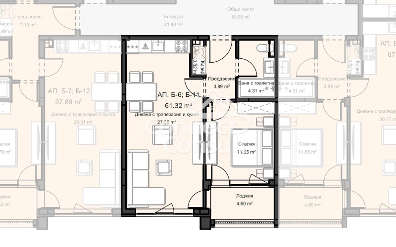 Продава 2-СТАЕН, гр. Пловдив, Остромила, снимка 3 - Апартаменти - 53424302