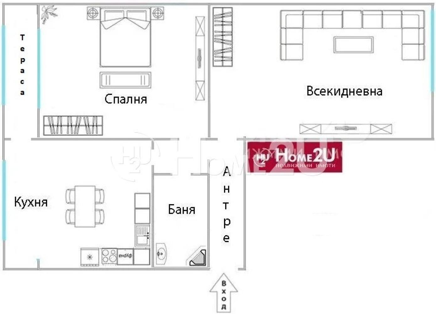 Продава 2-СТАЕН, гр. София, Белите брези, снимка 2 - Апартаменти - 56205805