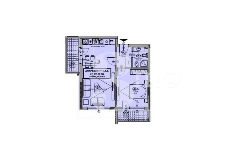 Na sprzedaż  1 sypialnia region Sofia , Elin Pelin , 79 mkw | 17930902 - obraz [10]