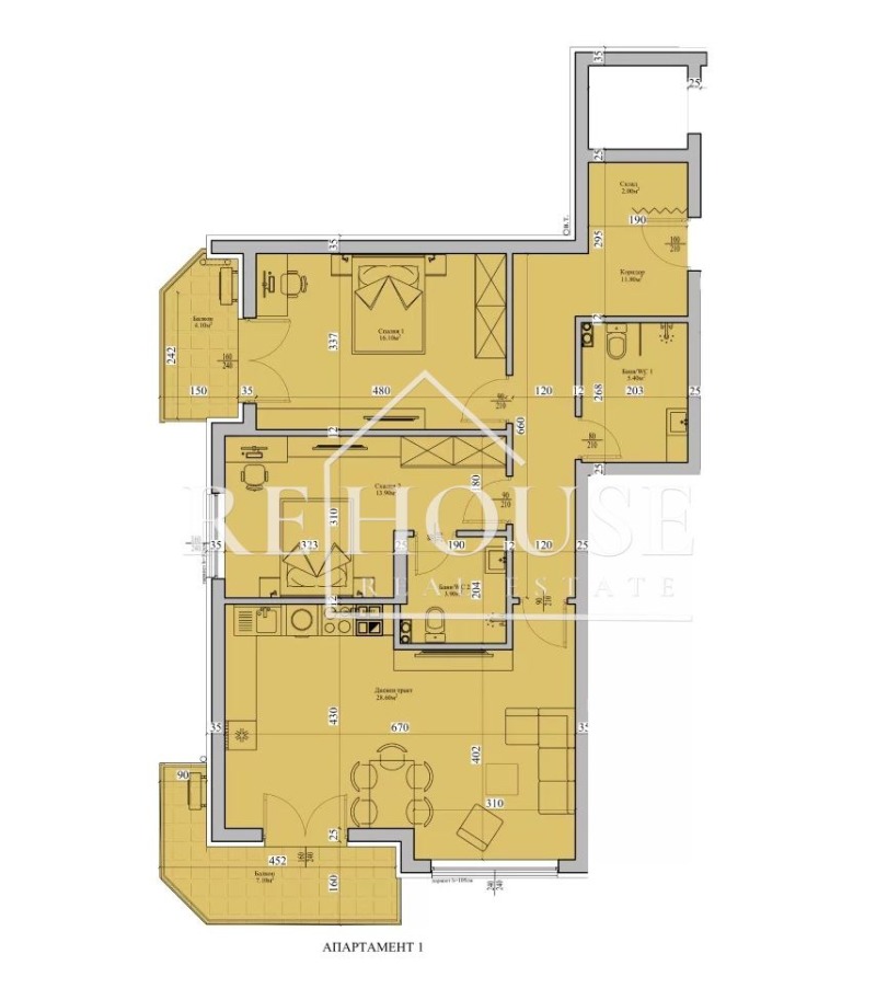 Продава 3-СТАЕН, гр. Варна, Цветен квартал, снимка 9 - Апартаменти - 53082841