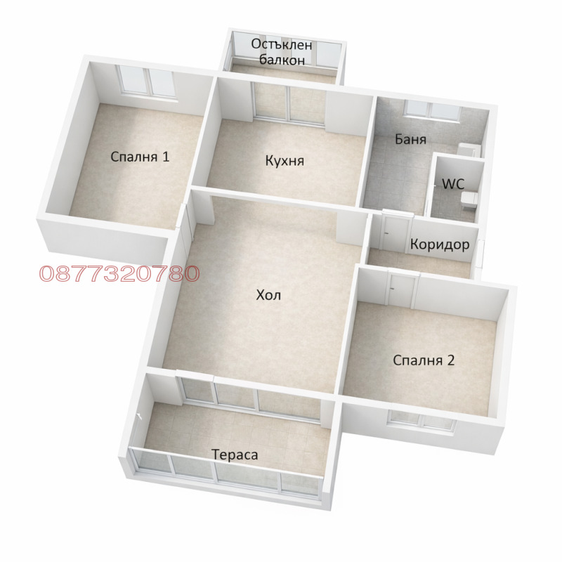 Продава 3-СТАЕН, гр. София, Изток, снимка 16 - Апартаменти - 53363583