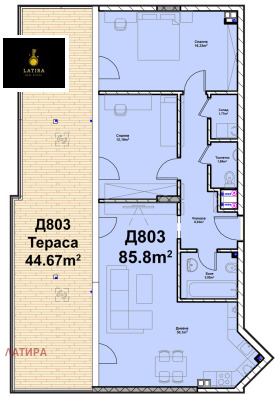 2 chambres Poligona, Sofia