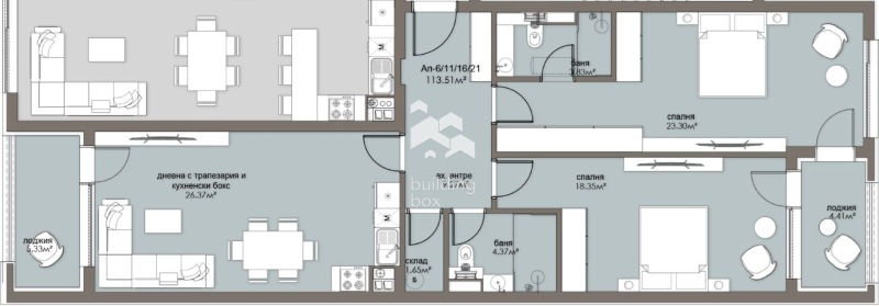 Na prodej  2 ložnice Sofia , Ljulin 5 , 130 m2 | 75323478 - obraz [3]