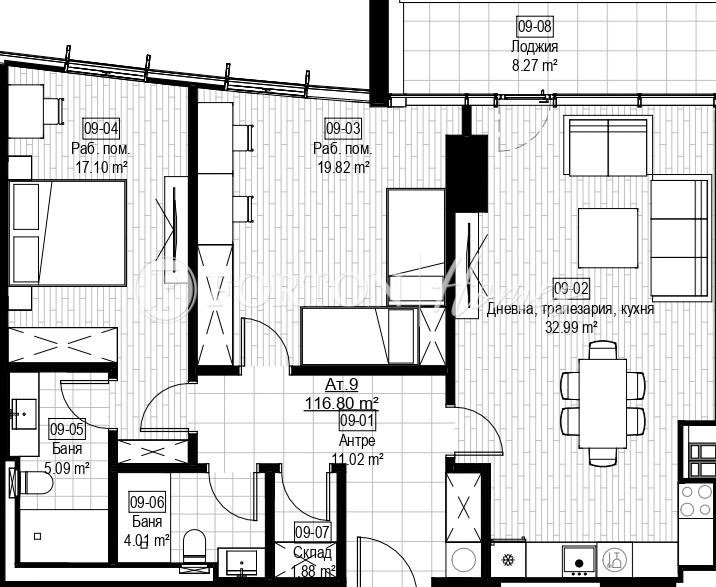 En venta  2 dormitorios Sofia , Mladost 3 , 165 metros cuadrados | 87404928 - imagen [16]