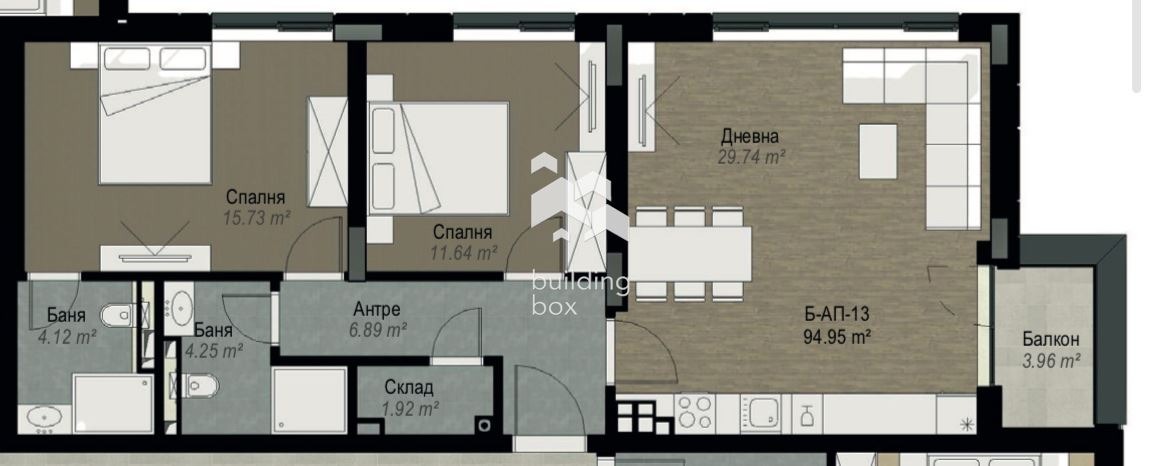 Продава 3-СТАЕН, гр. София, Витоша, снимка 11 - Апартаменти - 54277040