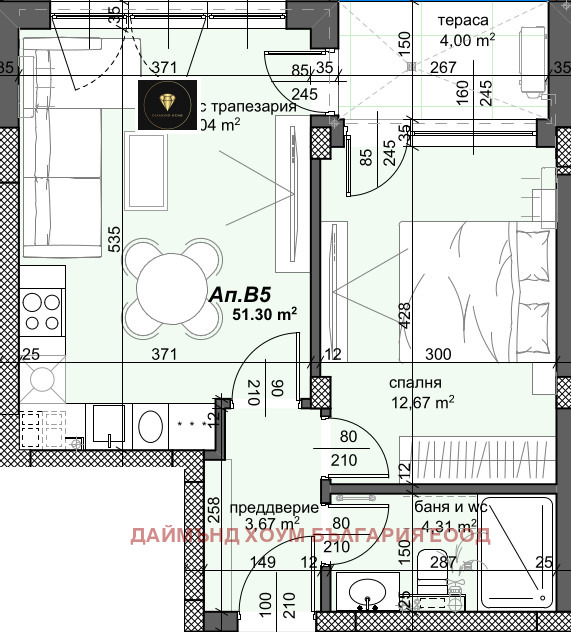 À venda  1 quarto Plovdiv , Trakiia , 64 m² | 35842406 - imagem [2]