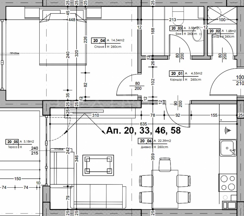 Продаја  1 спаваћа соба Пловдив , Каршијака , 68 м2 | 26501626 - слика [4]