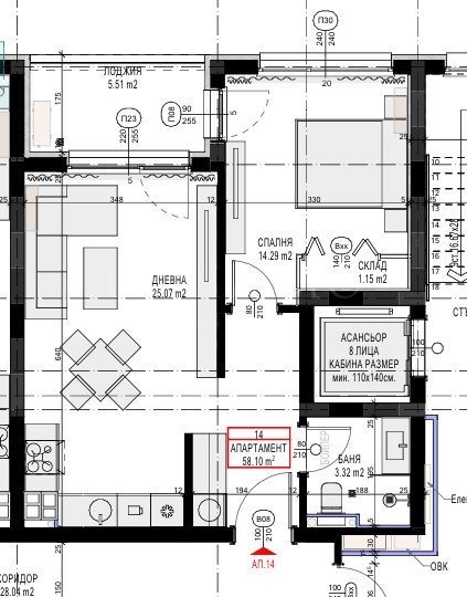Продава 2-СТАЕН, гр. София, Малинова долина, снимка 2 - Апартаменти - 52374230