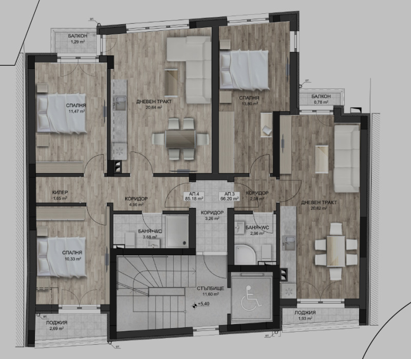 Продава 2-СТАЕН, гр. Варна, Погреби, снимка 2 - Апартаменти - 52630290
