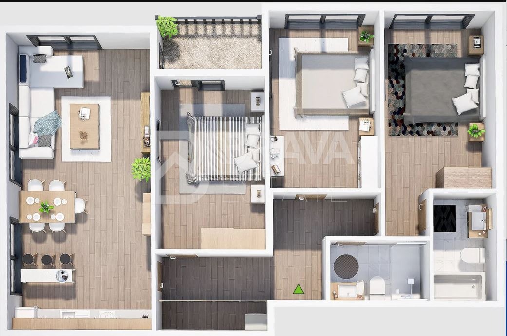 Продава 4-СТАЕН, гр. Пловдив, Христо Смирненски, снимка 2 - Апартаменти - 53631725