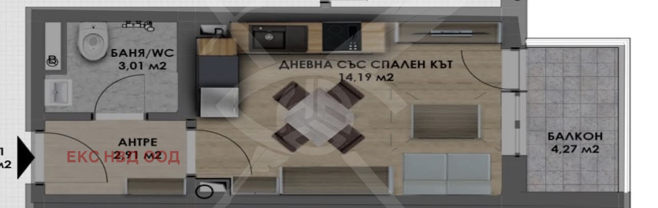 Продава 1-СТАЕН | Imot.bg — изображение 1