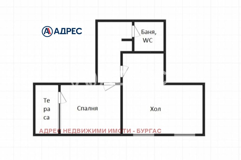 Продава 2-СТАЕН, гр. Бургас, Изгрев, снимка 3 - Aпартаменти - 47617448